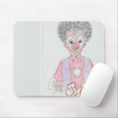 Smiley, Happy Clown-Maus-Pad Mousepad (Mit Mouse)