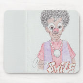 Smiley, Happy Clown-Maus-Pad Mousepad (Vorne)