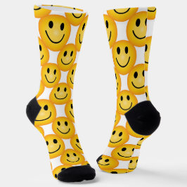Smiley Happy Face Emoji bedruckte Geschenk Socken