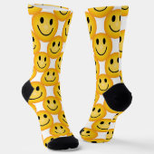 Smiley Happy Face Emoji Printed Gift Socks Socken (Gewinkelt)