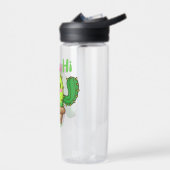 Smiley Kactus Flasche – Hallo grüner Freund (Links)
