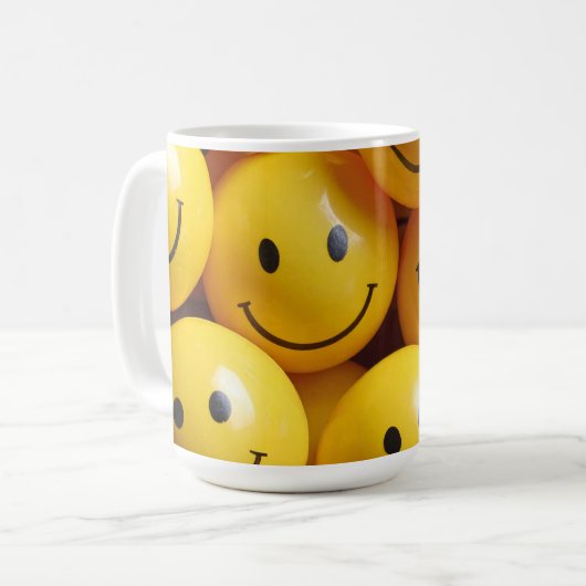 Smiley Kaffeetasse (Vorderseite Links)