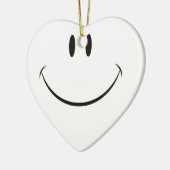 Smiley Keramik Ornament (Links)