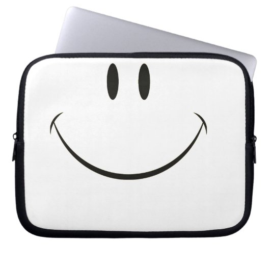 Smiley Laptopschutzhülle (Vorderseite)