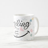 Smiley-Lippen-Kaffeetasse Kaffeetasse (VorderseiteRechts)