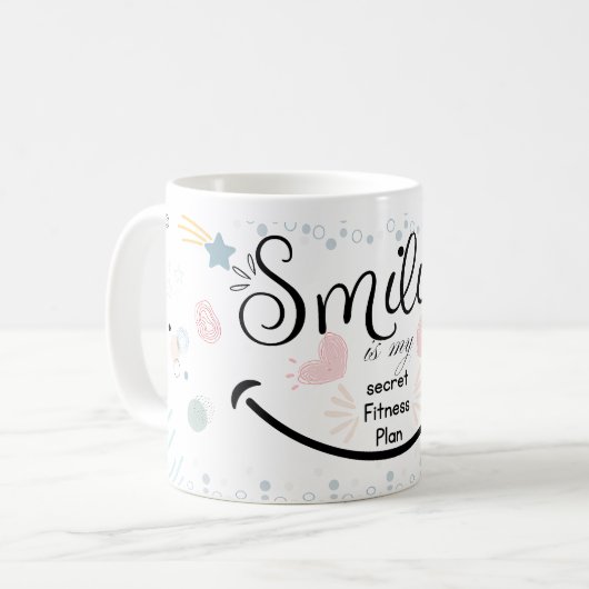 Smiley lips coffee mug kaffeetasse (Vorderseite Links)