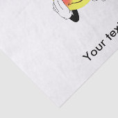 Smiley mit Hut-Cartoon Seidenpapier (Ausschnitt)