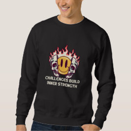 Smiley mit Skulls - Motivierend Gasthaus Sweatshirt