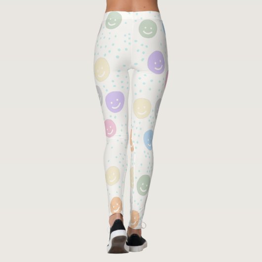 Smiley Muster Leggings (Rückseite)