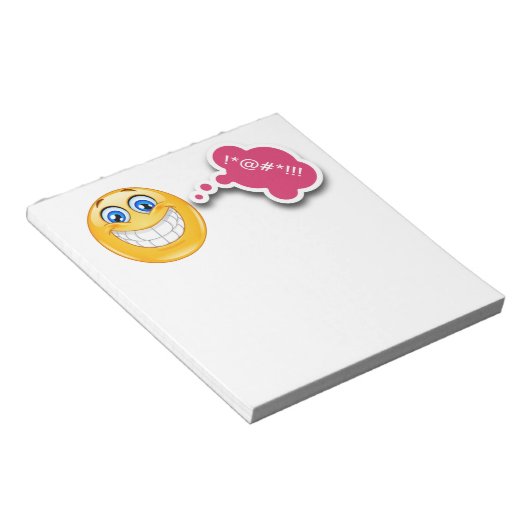 Smiley Note Pad - SRF Notizblock (angewinkelt)