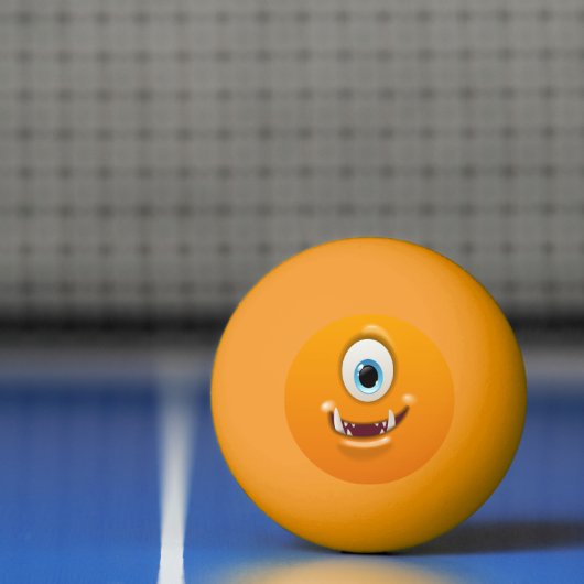 Smiley One-Mit Augen Monster personalize Tischtennisball (Netto)