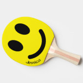 Smiley Ping Pong Paddle Tischtennis Schläger (Seitenansicht)