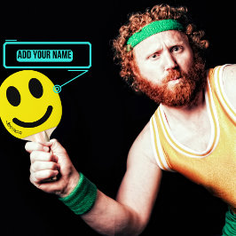 Smiley Ping Pong Paddle Tischtennis Schläger