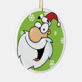 Smiley Santa Keepake Holiday Ornament (Rechts)
