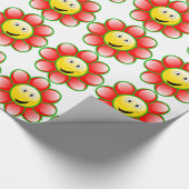 Smiley Sun Geschenkpapier (Ecke)