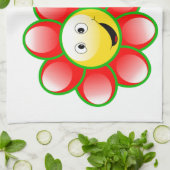 Smiley Sun Geschirrtuch (Gefaltet)