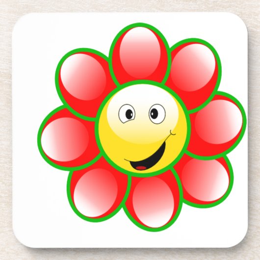 Smiley Sun Untersetzer (Vorderseite)