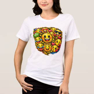 Smiley T-Shirt Tri-Blend Shirt