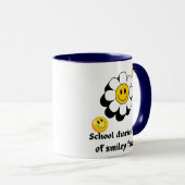 Smiley Tasse | Zurück zur Schule Vibes (VorderseiteRechts)