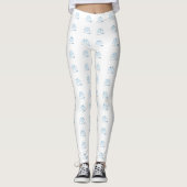 Smiley Teeth and Toothbrushes Leggings (Vorderseite)