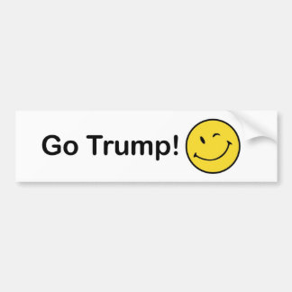 Smiley-Trumpf Autoaufkleber
