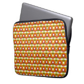 Smiley Vintage Retro Muster Nr. 02 Laptopschutzhülle (Vorderseite Links)