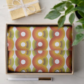 Smiley Vintage Retro Muster Nr. 02 Seidenpapier (Geschenk)