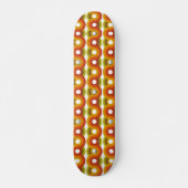 Smiley Vintage Retro Muster Nr. 02 Skateboard (Vorne)