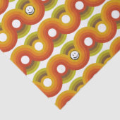 Smiley Vintage Retro Pattern No. 02 Seidenpapier (Detail)