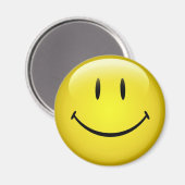Smileybutton Magnet (Vorderseite/Rückseite)
