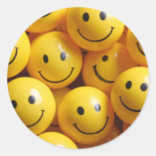 Smileys Runder Aufkleber
