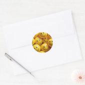 Smileys Runder Aufkleber (Umschlag)