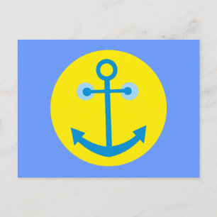 Smilie Anker Anker Postkarte