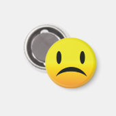 Smilie Face Sad Magnet (Vorderseite/Rückseite)