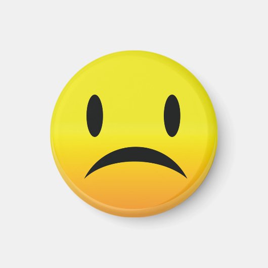 Smilie Face Sad Magnet (Vorne)