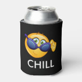 Smilie mit Sonnenbrille Can Cooler - srf Dosenkühler (Kanne Vorderseite)