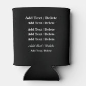 Smilie mit Sonnenbrille Can Cooler - srf Dosenkühler (Rückseite)