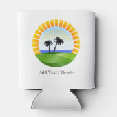 Smilie mit Sonnenbrille Can Cooler - srf Dosenkühler (Rückseite)