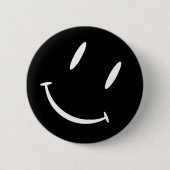 SMILIE SCHWARZ-WEISS BUTTON (Vorderseite)