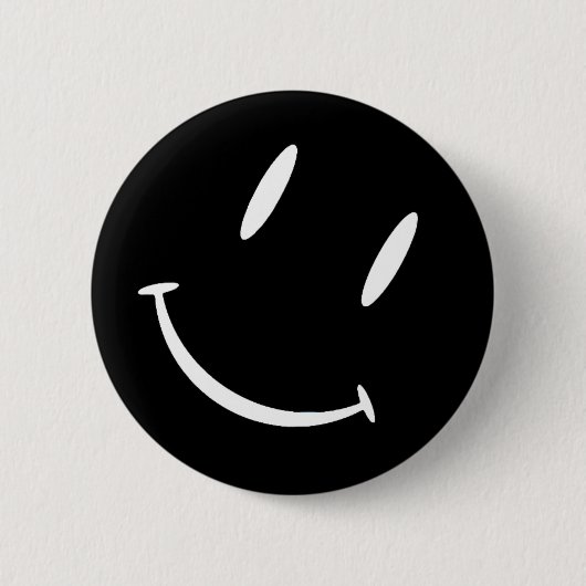 SMILIE SCHWARZ-WEISS BUTTON (Vorderseite)