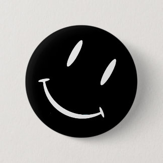 SMILIE SCHWARZ-WEISS BUTTON