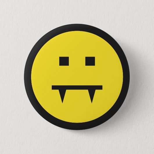 Smilie Vampyre Button (Vorderseite)