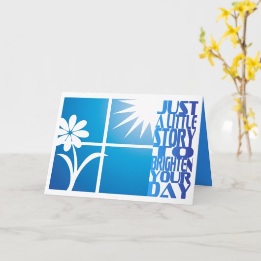 SMILIN'.. KARTE (Gelbe Blume)