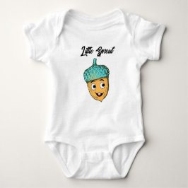 Smiling Acorn Baby Bodysuit  T-shirt Baby Strampler