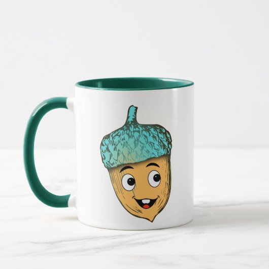 Smiling Acorn Forest Friend Tasse (Links)