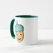Smiling Acorn Forest Friend Tasse (Vorderseite Links)