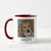Smiling Beagle Mug Tasse (Links)