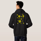Smiling Bear Smiley-Gesicht Original-Sweatshirt Hoodie (Schwarz voll)
