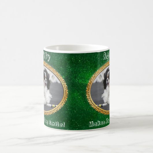 Smiling Cavalier Agility Dog Mug Kaffeetasse (Mittel)