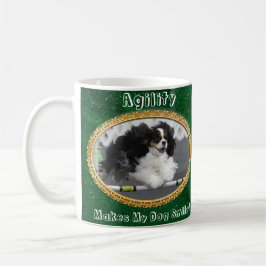 Smiling Cavalier Agility Dog Mug Kaffeetasse